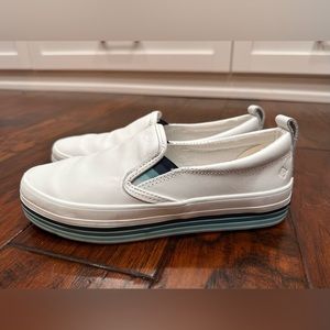 SPERRY Crest Twin Gore Slip On White Sneakers